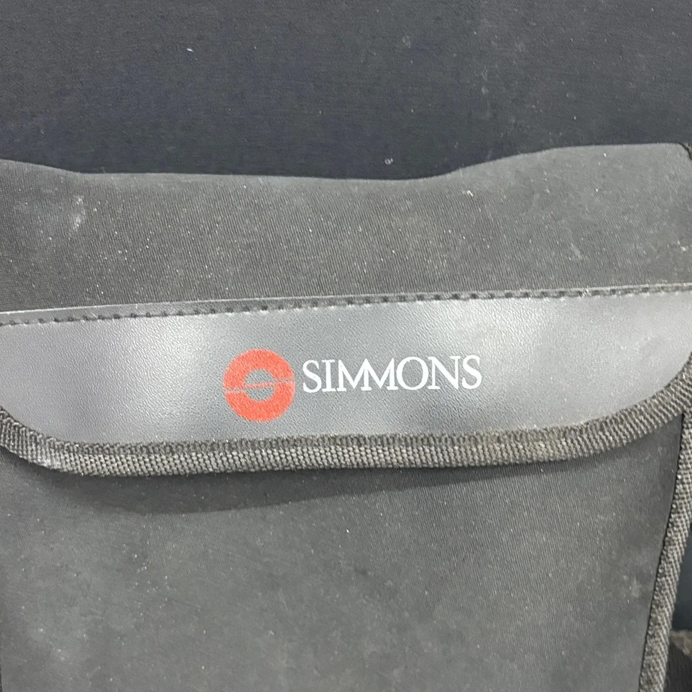 Simons Black Binoculars with Black Carry Case